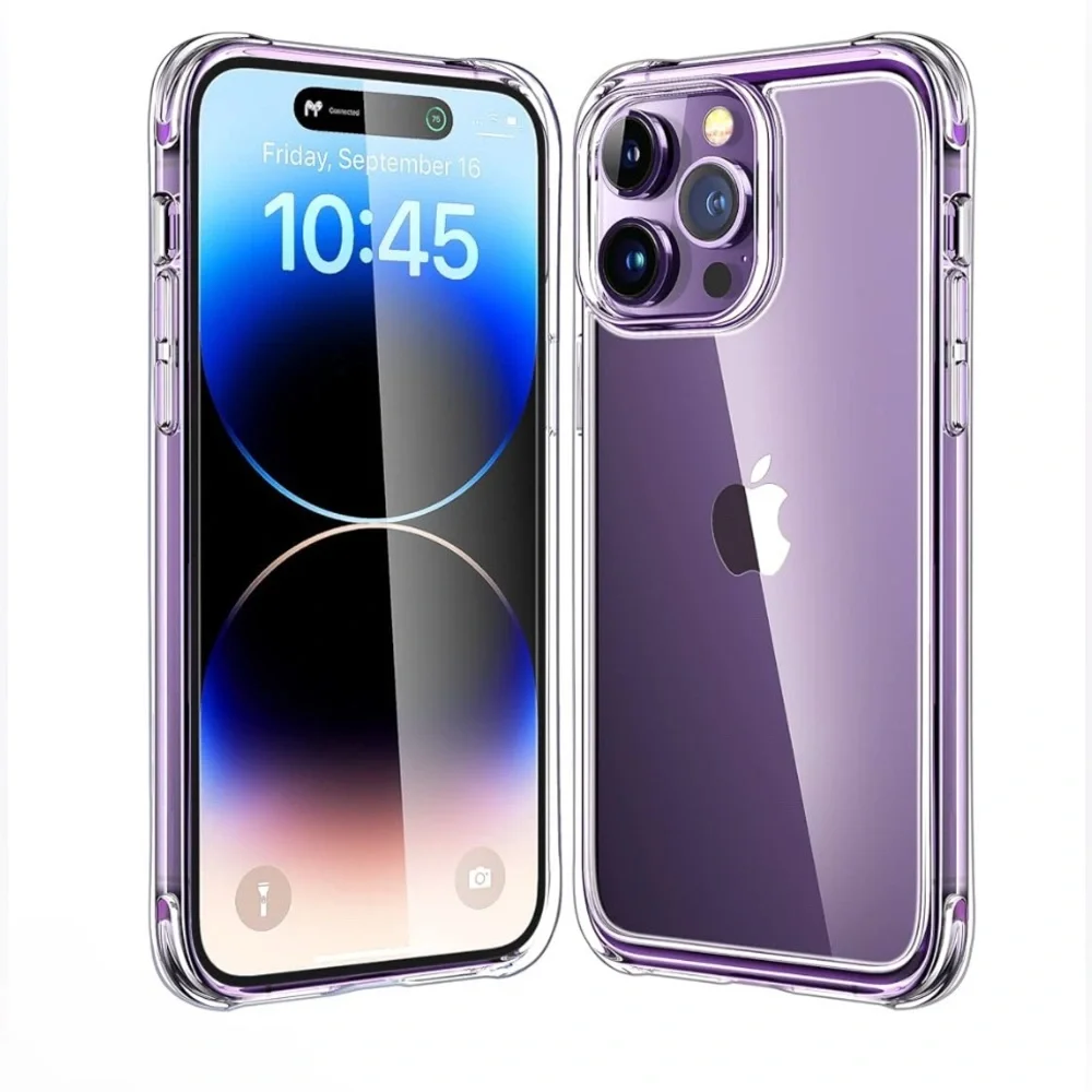 Mkeke for iPhone 14 Pro Max Case Clear, Both for $40 - Picture 2 of 4